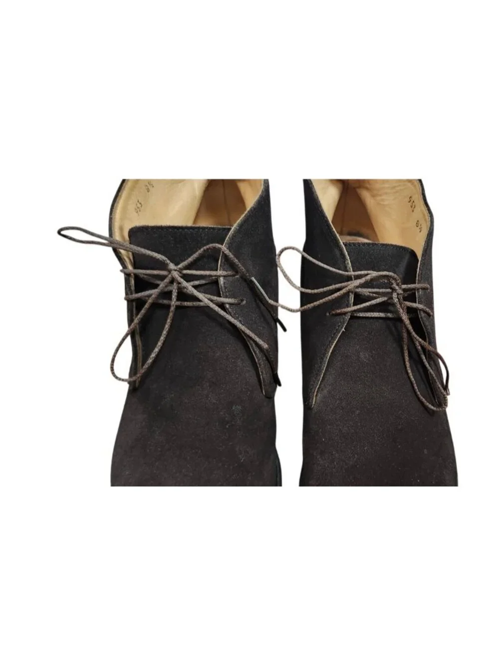 Belfiore dal 1953 Men’s Suede Chukka Boots Dainite Fatto a Mano US 9.5